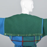Jean Charles de Castelbajac Plaid Blanket Coat