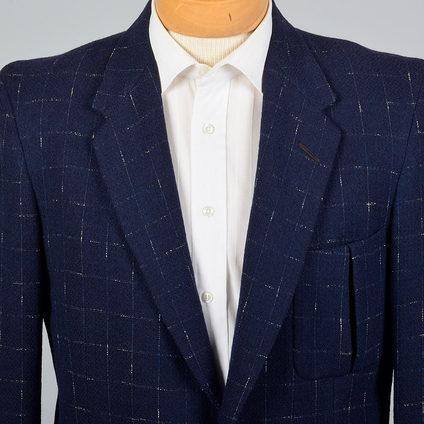 1950s Navy Blue Atomic Fleck Jacket