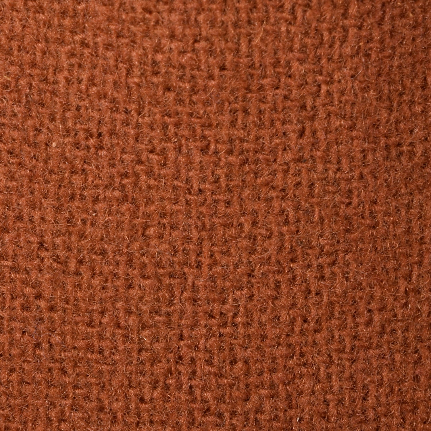 Small Courrèges 1960s Rust Brown Wool Skirt