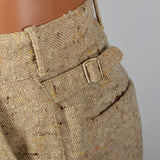 1930s Mens Plus Sixes in Wool Tweed with Orange Flecks