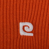 Small 1970s Pierre Cardin Knits Orange Sweater with Short Sleeves