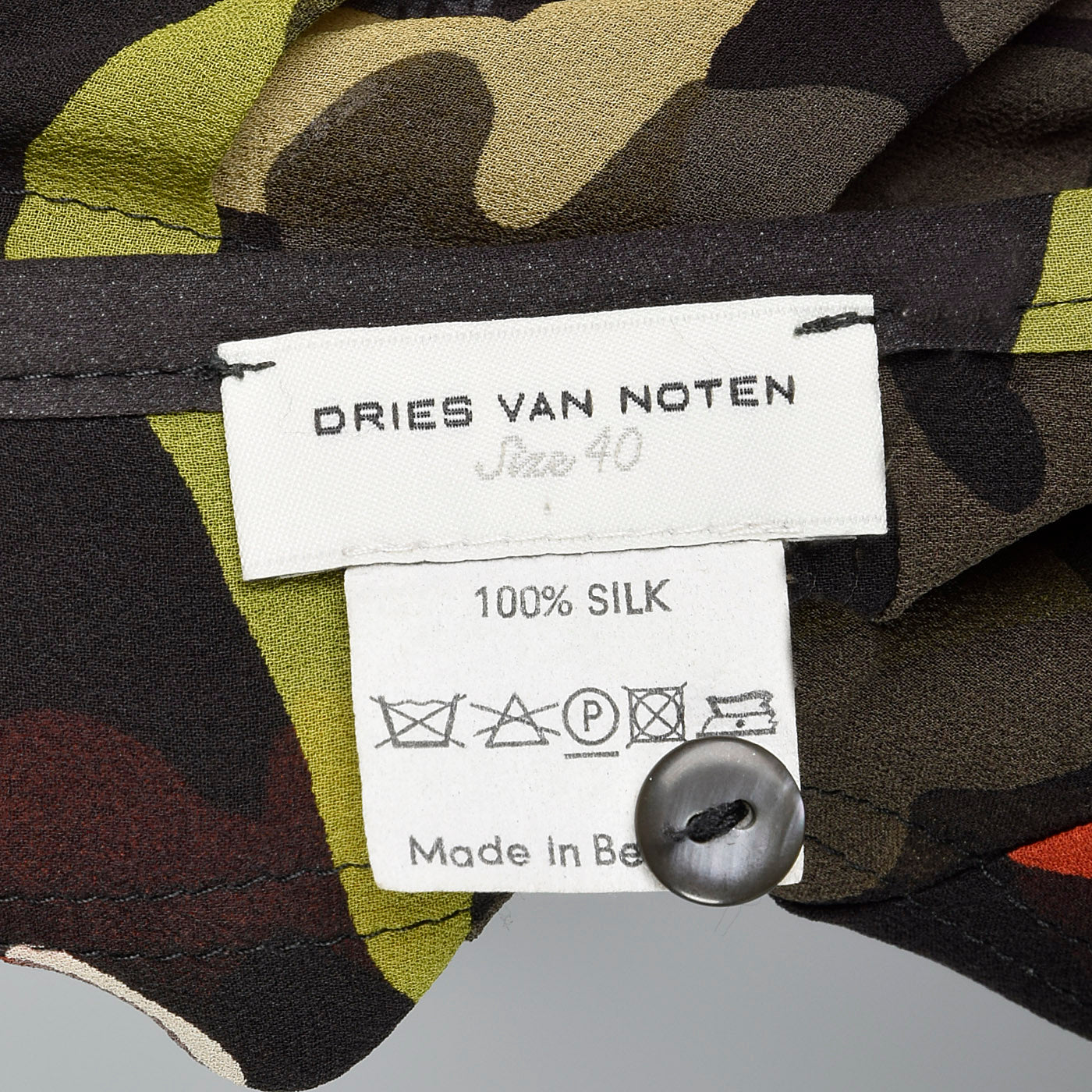 2000s Dries Van Noten Silk Wrap Skirt