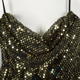 1970s Sequined Low Cut Jumpsuit