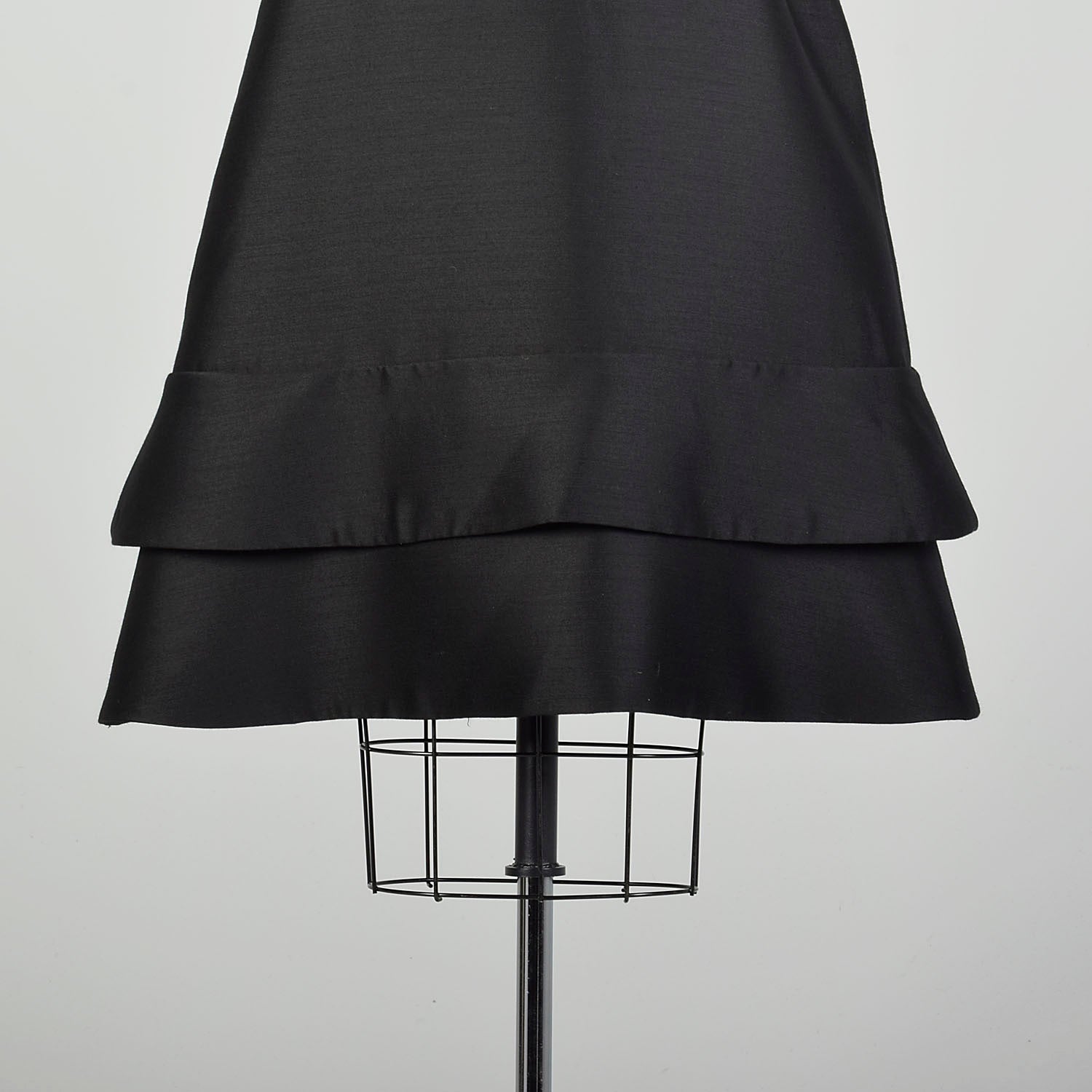 XL 1960s Lord & Taylor Black Cocktail Dress LBD
