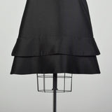 XL 1960s Lord & Taylor Black Cocktail Dress LBD