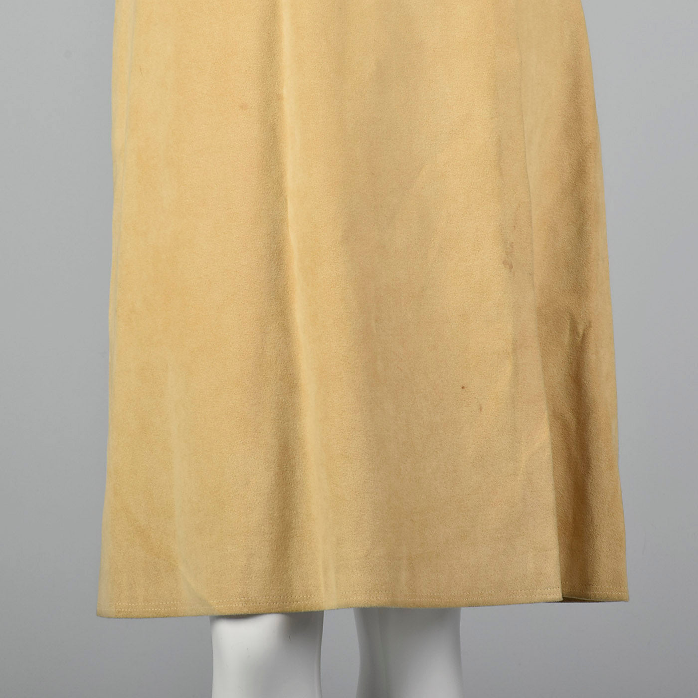 1970s Brown Knit and Leather Dress