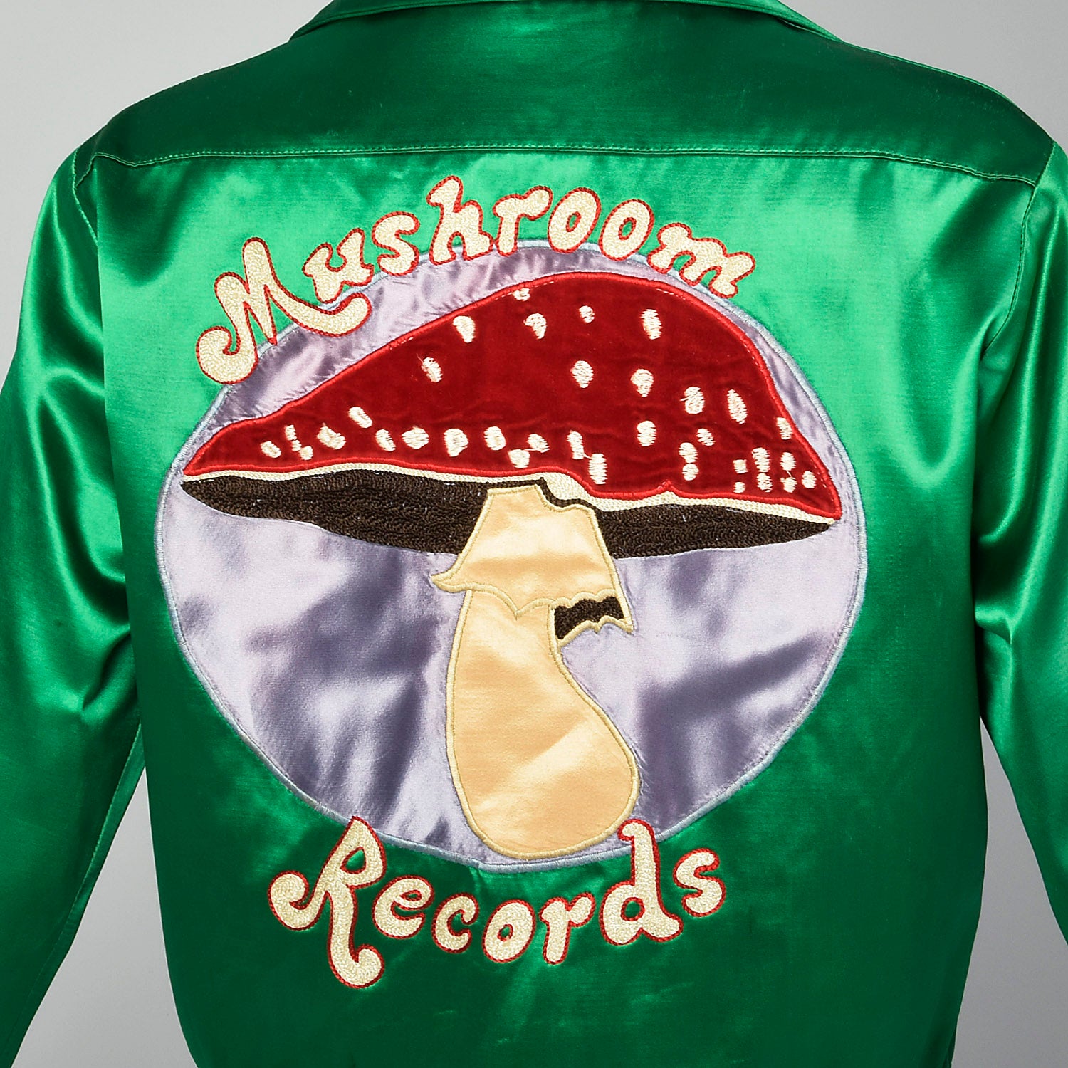 Impossibly Cool Mushroom Records Satin Jacket The Magic Land of Ubilam