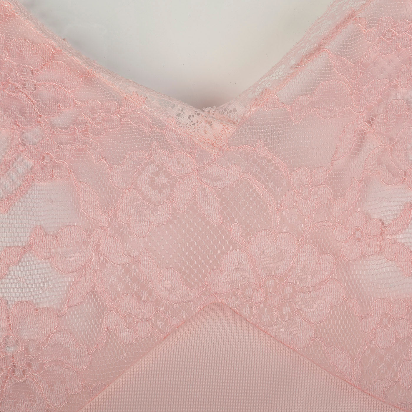 1950s Vanity Fair Pink Slip with Lace Bust