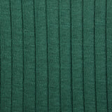 XS 1960s Green Deadstock Ribbed Long Sleeve Lightweight Knit Mock Turtleneck Shirt