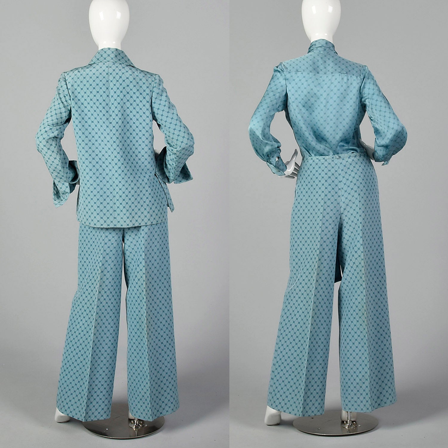 F/W 1973 Christian Dior Haute Couture Three Piece Silk Suit