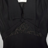Small 1940s Black Dress