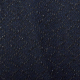 1950s Navy Blue Dress with Silver Glitter Textile