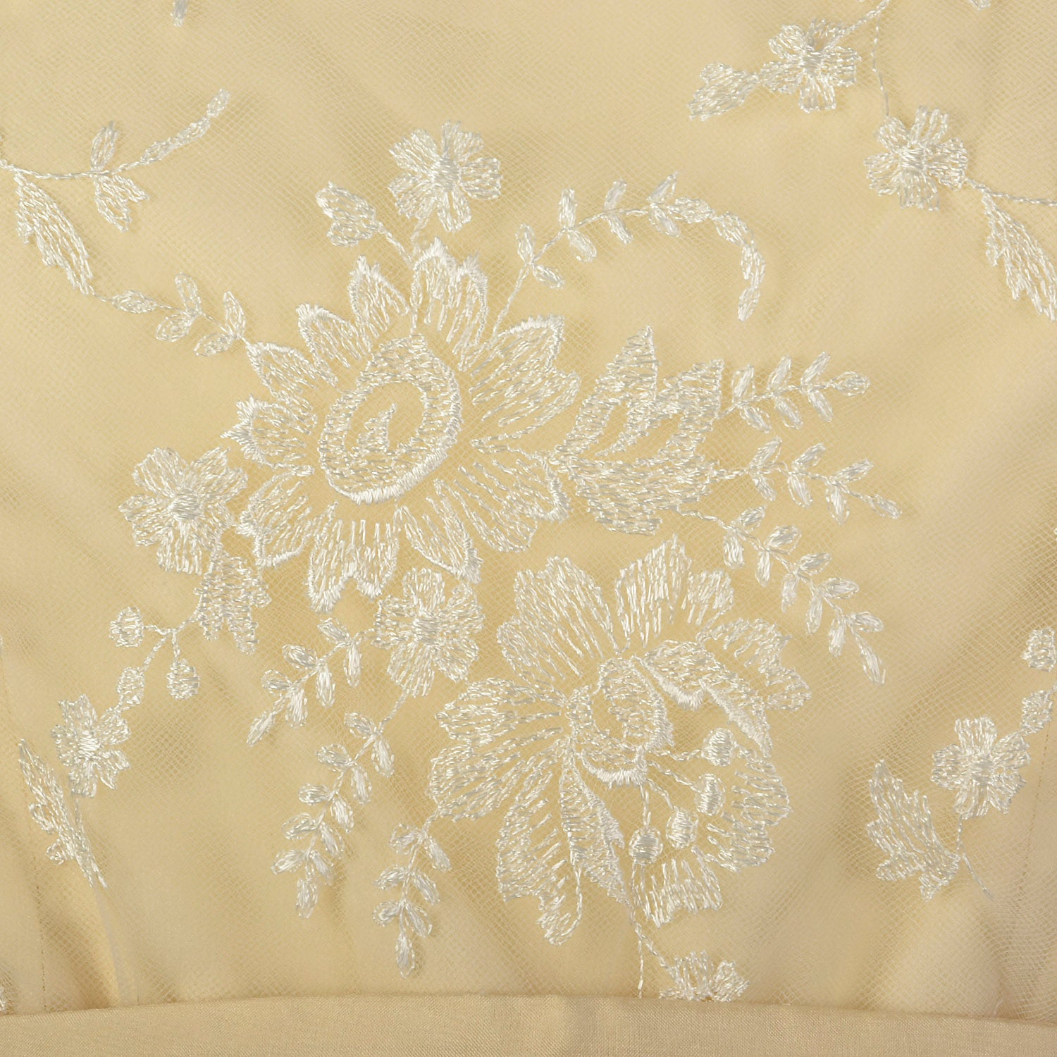 Small 1970s William Pearson Dress Cream Lace Bell Sleeve Bohemian Bridal Wedding