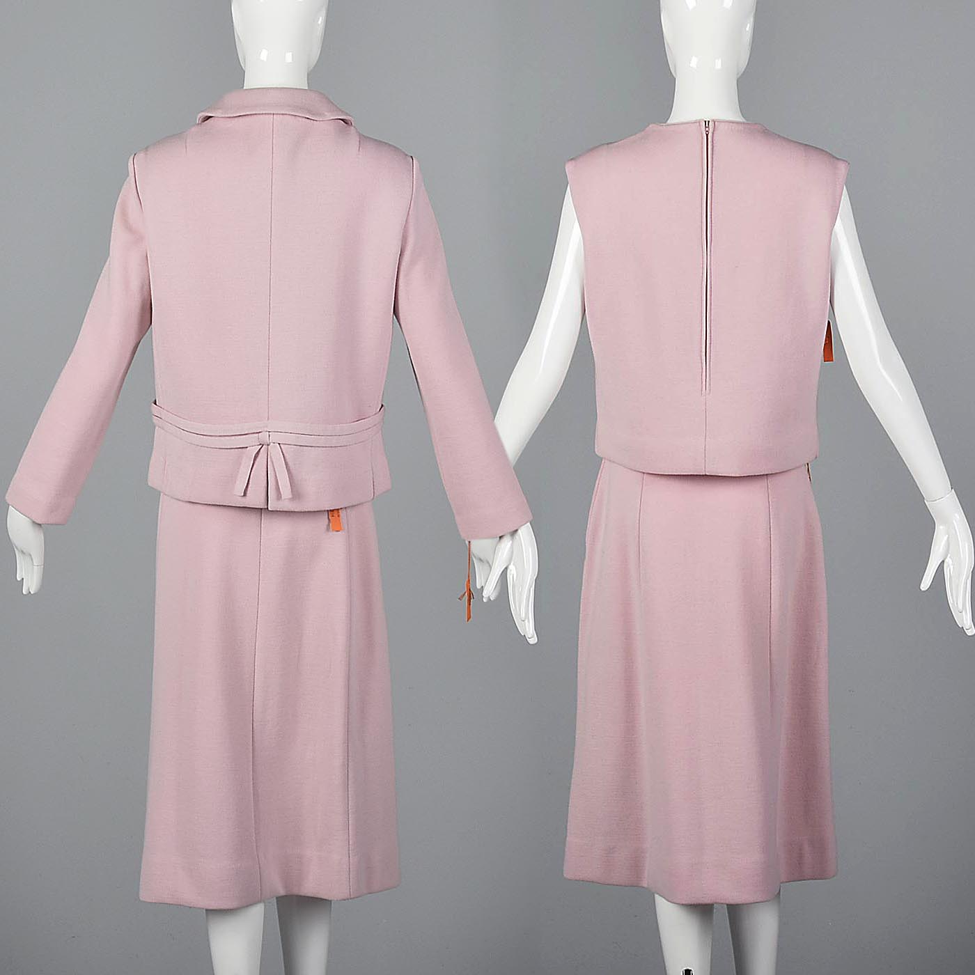 1960s Deadstock Pink Three Piece Suit