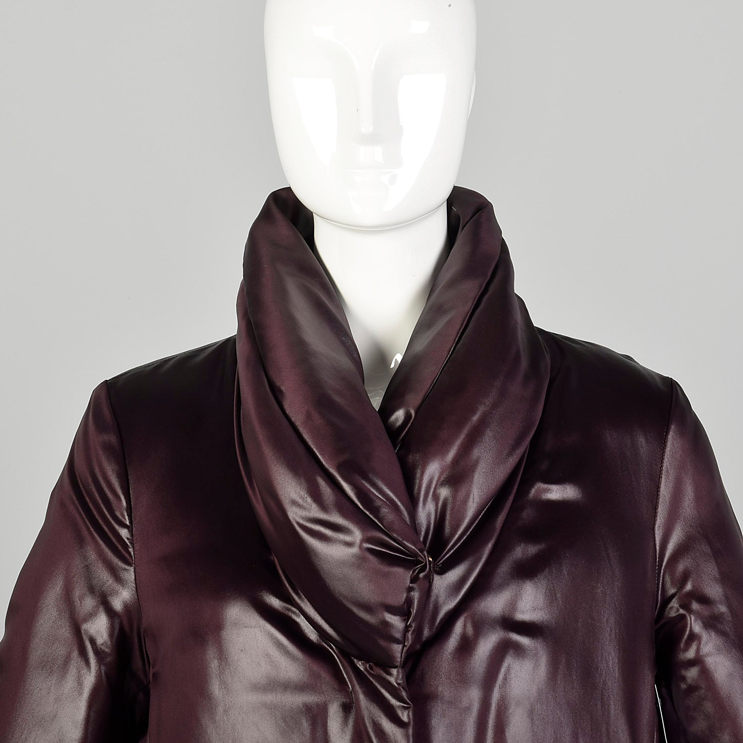 Jill Sander Minimalist Shawl Collar Puffer Jacket