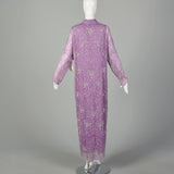 XXL Lavender Silk Beaded Dress Evening Topper Formal Jacket Set