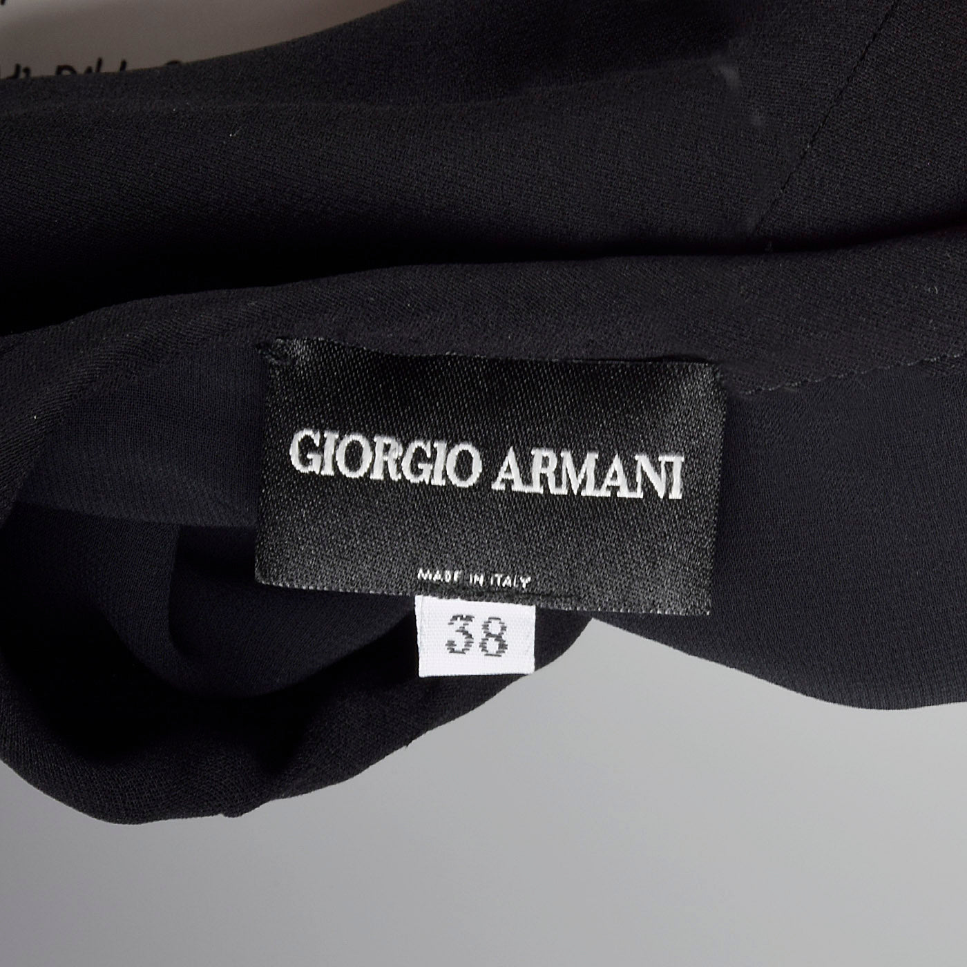 1990s Giorgio Armani Black Maxi Skirt with Mermaid Hem