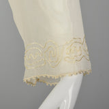 XS 1910s Edwardian Ivory Repro Dress