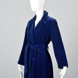 1970s Blue Velvet Coat