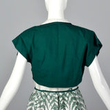 1950s Novelty Fern Dress