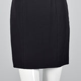 1990s Nicole Miller Off Shoulder Little Black Dress