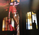 Small Yves Saint Laurent Rive Gauche 1990s  Red Cropped Bolero Jacket