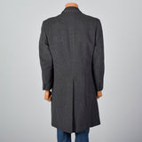 1970s Mens Gray Mongolian Cashmere Coat