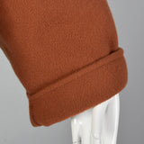 1980s Oscar de la Renta Brown Oversized Coat