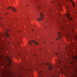 1950s Shiny Red Party Dress