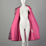 Medium 1960s Adele Simpson Metallic Brocade Coat