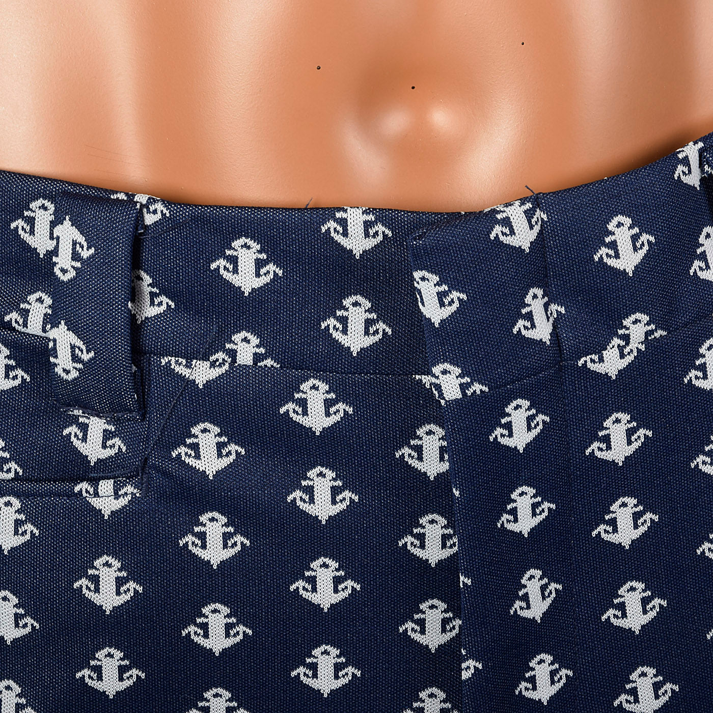 1970s Mens Deadstock Nautical Pants with Anchors