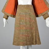1960s Tweed Skirt Suit in Great Autumn Colors