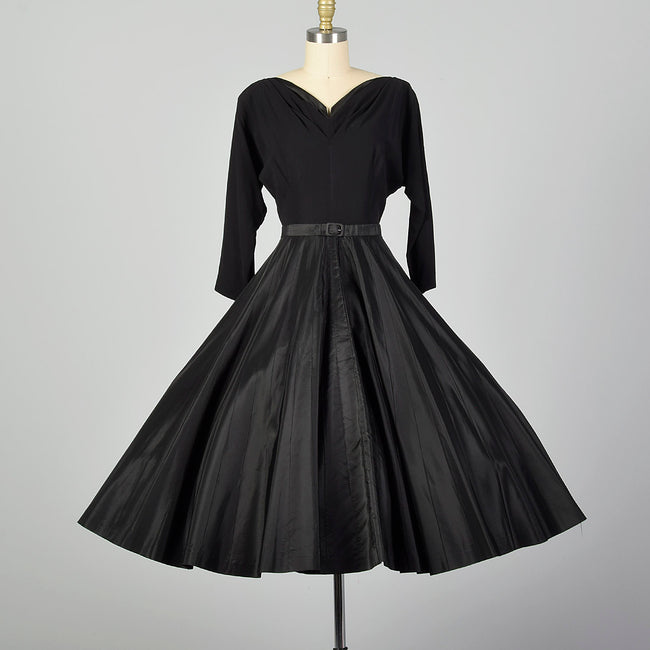 Medium 1960s Black Party Dress