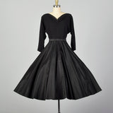 Medium 1960s Black Party Dress