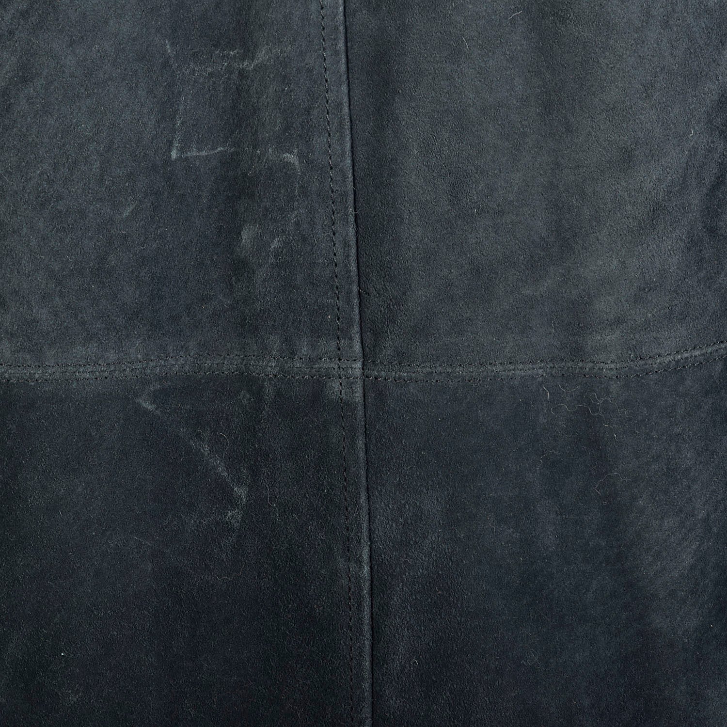 XL 1990s Fur Trimmed Winter Jacket Mongolian Lamb Black Suede Leather Car Coat