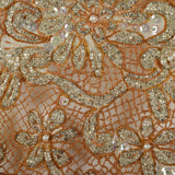 1960s Sequined and Beaded Lace Poncho