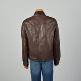 Medium Polo Ralph Lauren Brown Leather Jacket