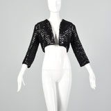 XS 1960s Sequin Bolero Jacket