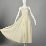 XXS 1940s Off White Wedding Dress and Jacket Set