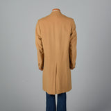 1970s Mens Dhalishan Cashmere Tan Coat