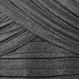 Small Tadashi Collection Dress Sexy Bodycon Silver Gunmetal Metallic Sleeveless