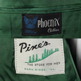1960s Men's Bright Green Two Piece Suit