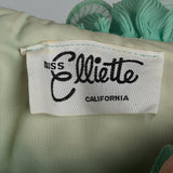 1970s Mint Green Palazzo Pants Set
