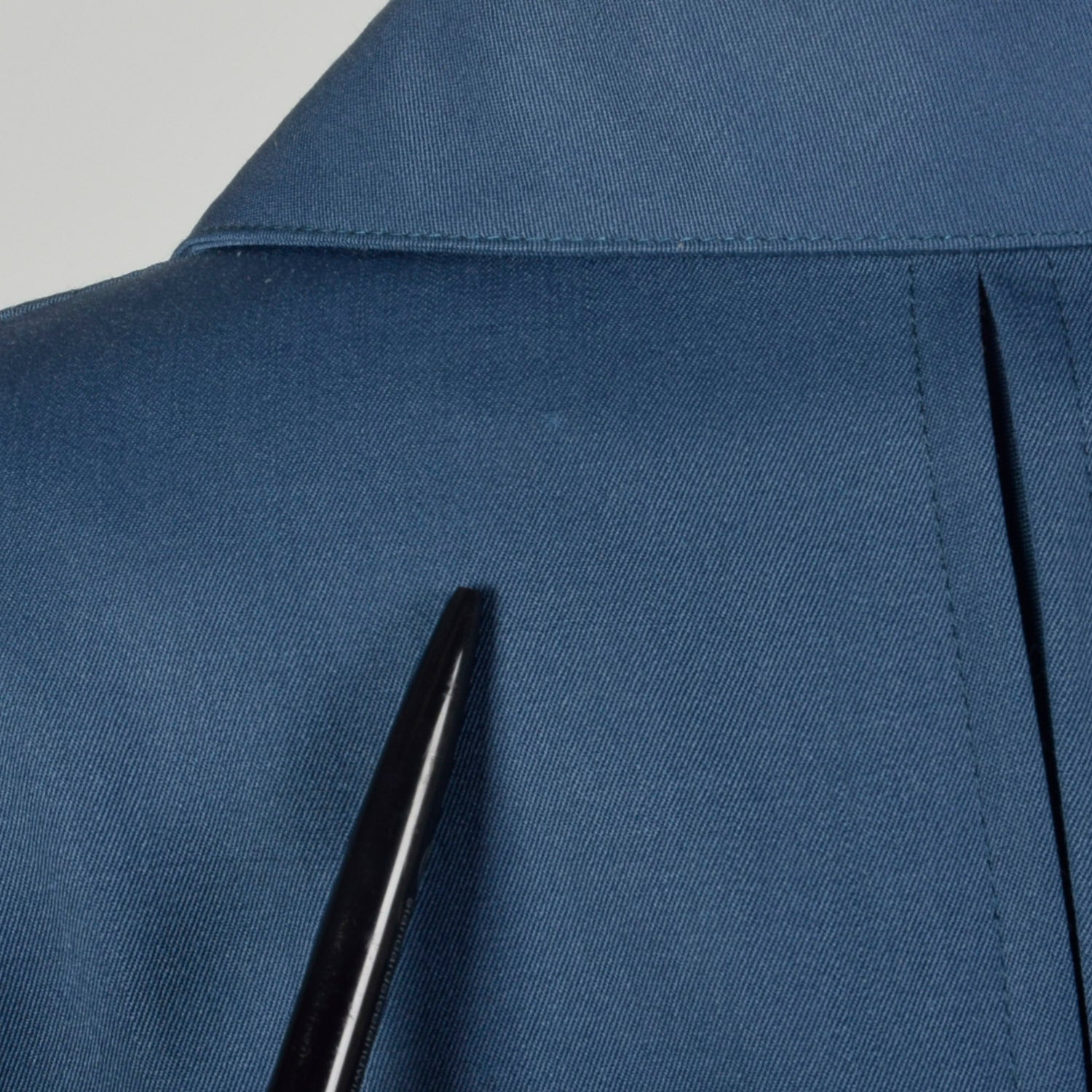 Small 1980s Claude Montana Suit Blue Hourglass Jacket Pleated Trouser
