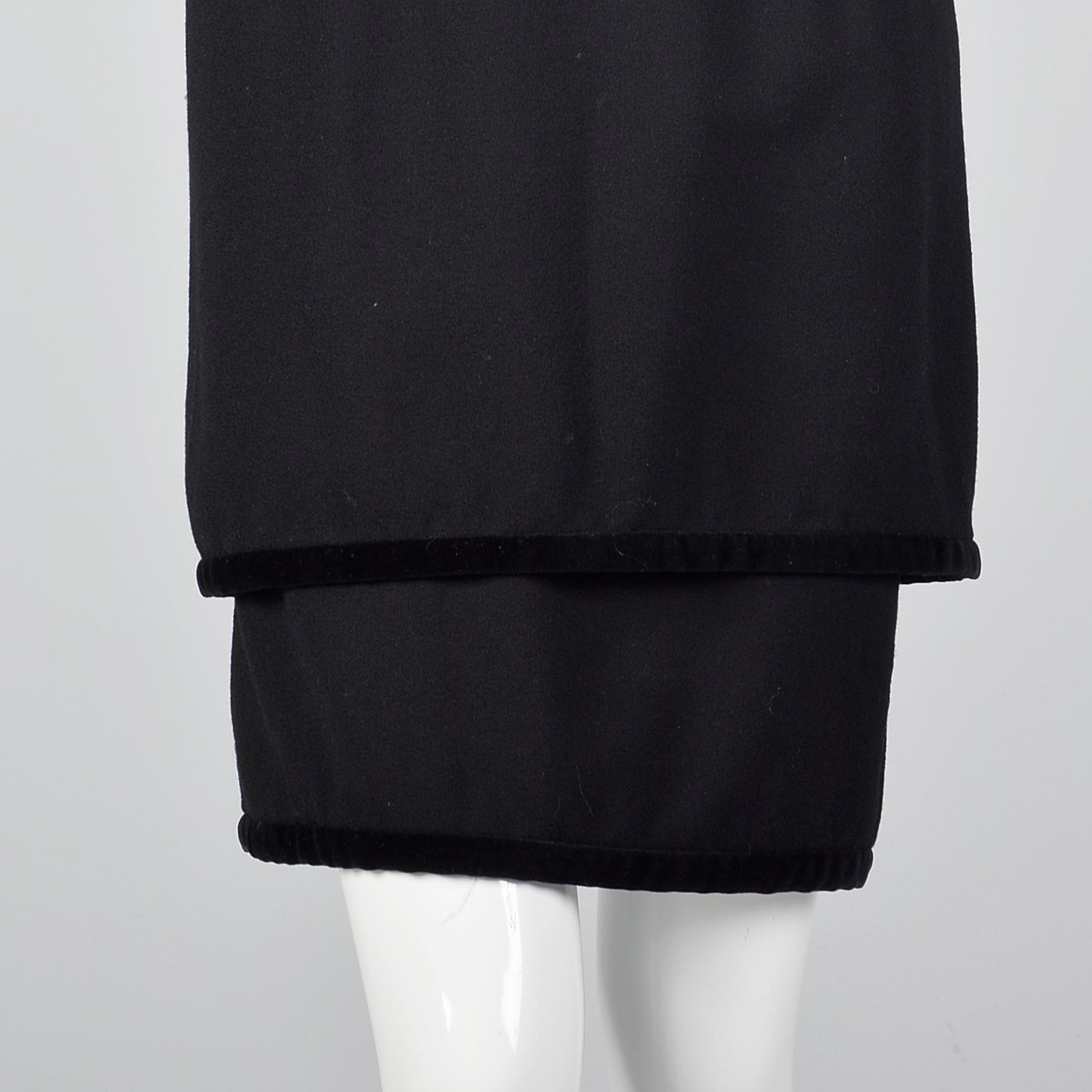 1980s Valentino Miss V Black Dress