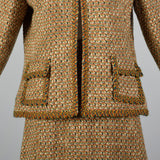 1960s Tweed Skirt Suit in Great Autumn Colors