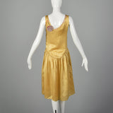 XS 1920s Yellow Dress