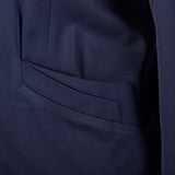 XXL 1950s Navy Gabardine Skirt Suit
