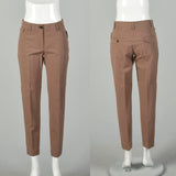 Small Brunello Cucinelli Capri Pants Pleated Tapered Leg