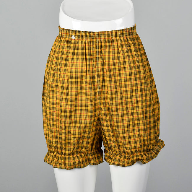 1960s Plaid Bloomers